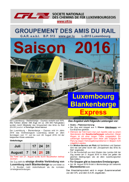 Luxembourg Blankenberge Express