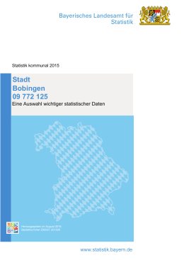 Statistik kommunal - Landesamt für Statistik