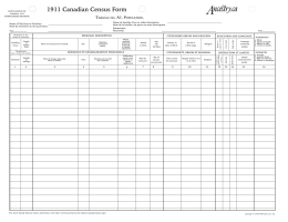 1911 canadian census form