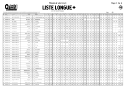 Liste Longue +