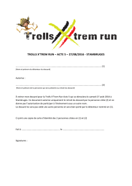 TROLLS X`TREM RUN – ACTE 5 – 27/08/2016