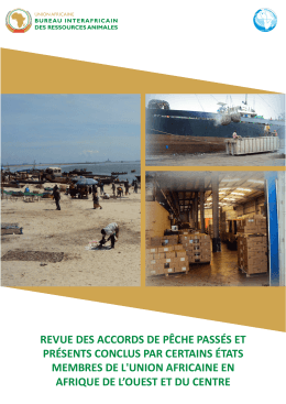 revue des accords de pêche passés et présents conclus - AU-IBAR