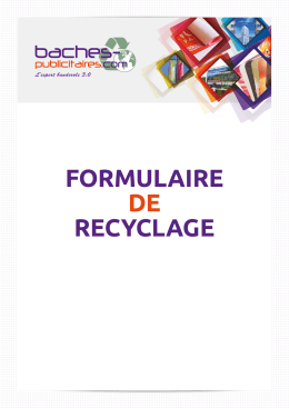 telecharger le forulaire recyclage