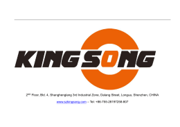 User manual - Kingsong France