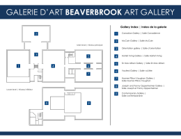 View Floorplan - Beaverbrook Art Gallery