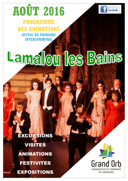 AOÛT 2016 - Lamalou-les