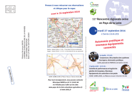 11e Rencontre régionale ovine en Pays de la Loire