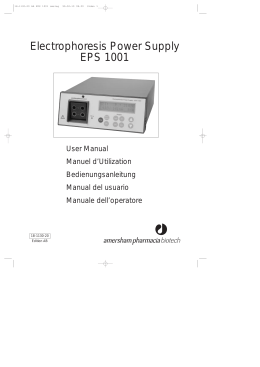 Electrophoresis Power Supply EPS 1001