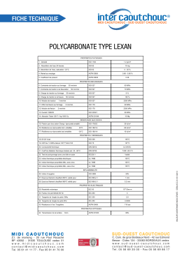 Polycarbonate LEXAN