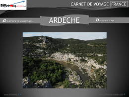 Carnet de voyage en France en Ardèche