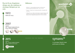 Document Brochure symarec La céramique