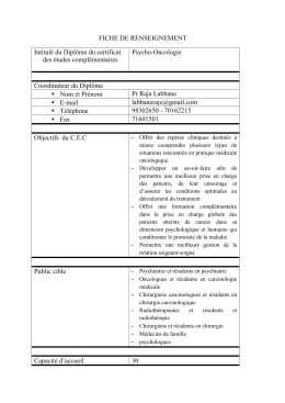 Télécharger - Faculté de Médecine de Tunis