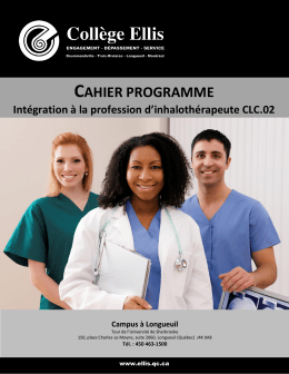 cahier programme