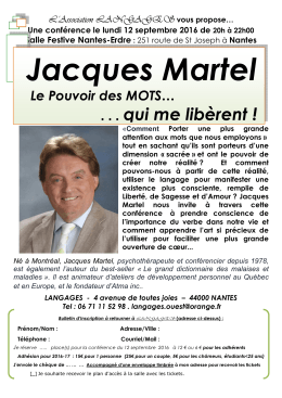Présentation Jaques martel 2