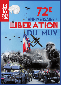 Programme du 72e Anniversaire de la Libération du Muy