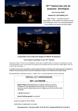 10eme festival des arts de queyssac (Dordogne) OH ! LA