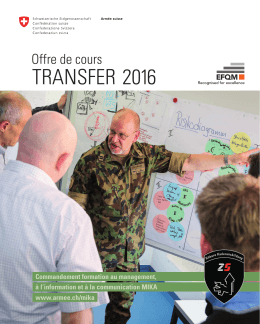 transfer 2016 - Schweizer Armee