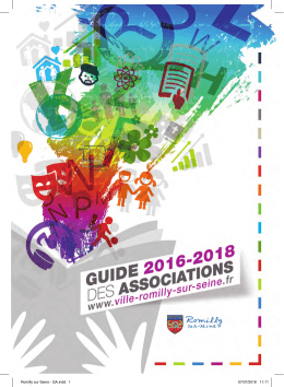 Guide des associations 2016/2018 en ligne - Romilly-sur