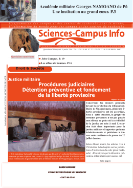 Téléchargez le quotidien Sciences-Campus Info n°99 du jeudi 28