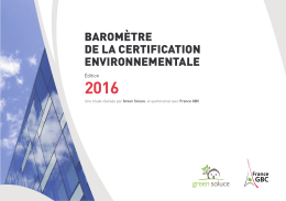 Baromètre 2016 - Association HQE