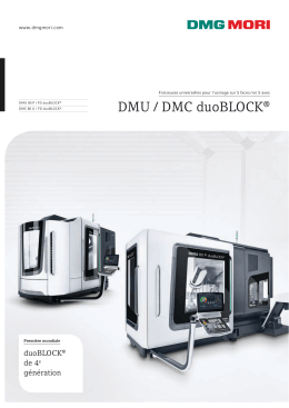 DMU / DMC duoBLOCK