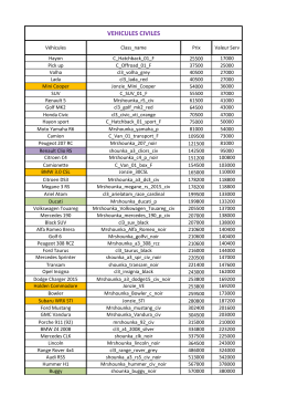 VEHICULES CIVILES