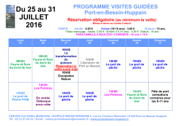 Du 25 au 31 JUILLET 2016 - Port-en-Bessin