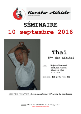 Seminaire-Thai-10 sept 2016 - Bienvenue à Zanshin Aikido