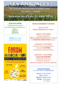 les annonces - www.epell.org