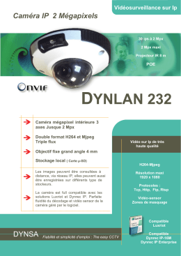 Fiche camera Dynlan 232