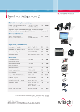 Micromat C Automat - bei Witschi Electronic