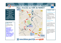 Centre du Service National NANCY