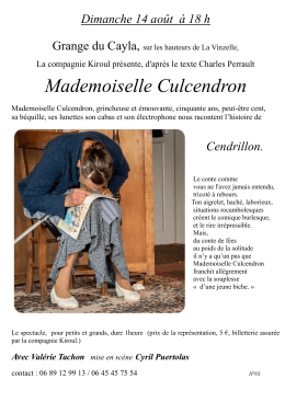 Mademoiselle Culcendron - Grand