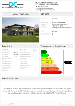 Maison - 7 pièces - 210 m² - 945 000 euro