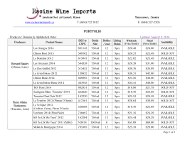 portfolio - Racine Wine Imports