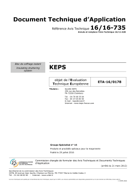 Document Technique d`Application KEPS