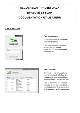 Documentation utilisateur