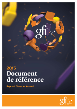 Document de référence 2015