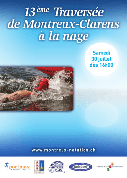 Programme - Montreux Natation