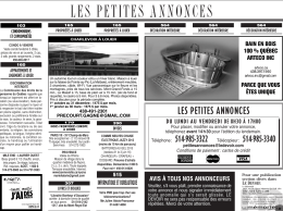 les petites annonces