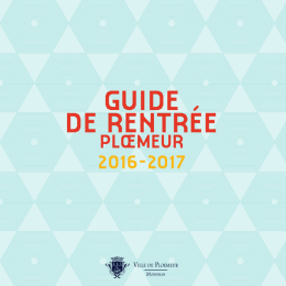 Guide de rentrée 2016-2017