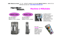 Machine à Milkshake