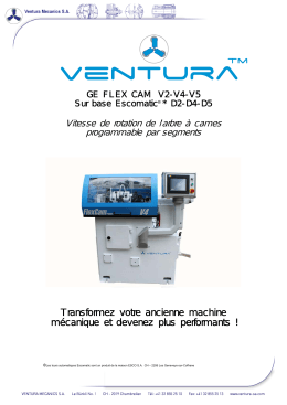 V2-V4-V5 FlexCam - Ventura Mecanics SA