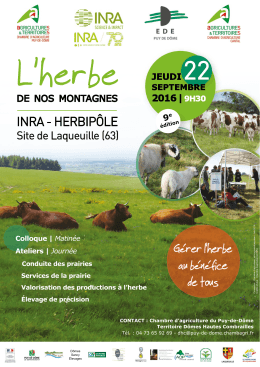 En savoir plus - Chambre d`Agriculture du Puy-de-Dôme