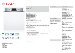 Bosch SMI69N75EU LAVE-VAISSELLE 60 INT 42DB A+++ ZEO