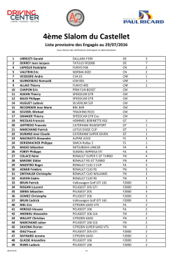 Liste provisoire des EngagÃ©s au 29072016.xlsx