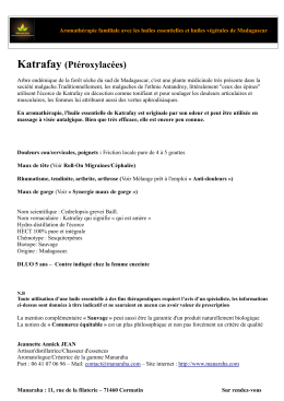 Katrafay (Ptéroxylacées)