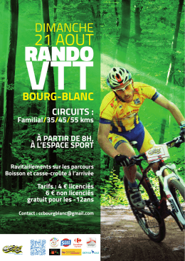 Rando VTT - Velo Club Lannilis