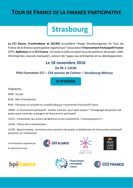 Strasbourg - Financement Participatif France