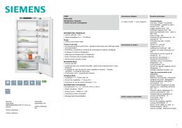 Siemens KI42LAD30 REFRIGERATEUR INT 1P 122,5 A++ PANTO